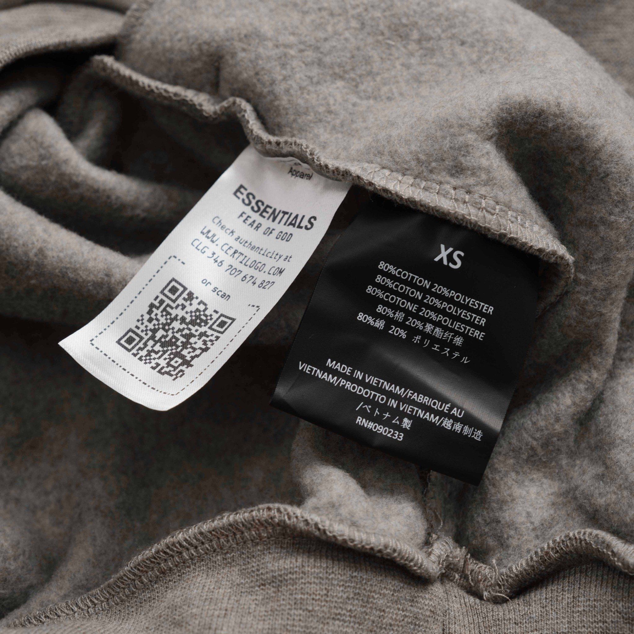  Hoodie Fear Of God Heather Grey S25 Hàng Chính Hãng 