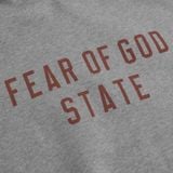  Hoodie Fear Of God Xám Chữ Đỏ Hàng Chính Hãng S25 