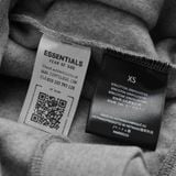  Hoodie Fear Of God Xám Chữ Đỏ Hàng Chính Hãng S25 