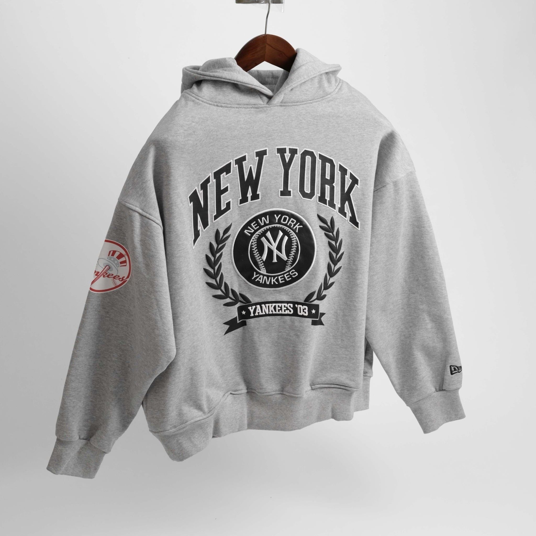  Hoodie New Era New York Xám Hàng Chính Hãng 14362964 