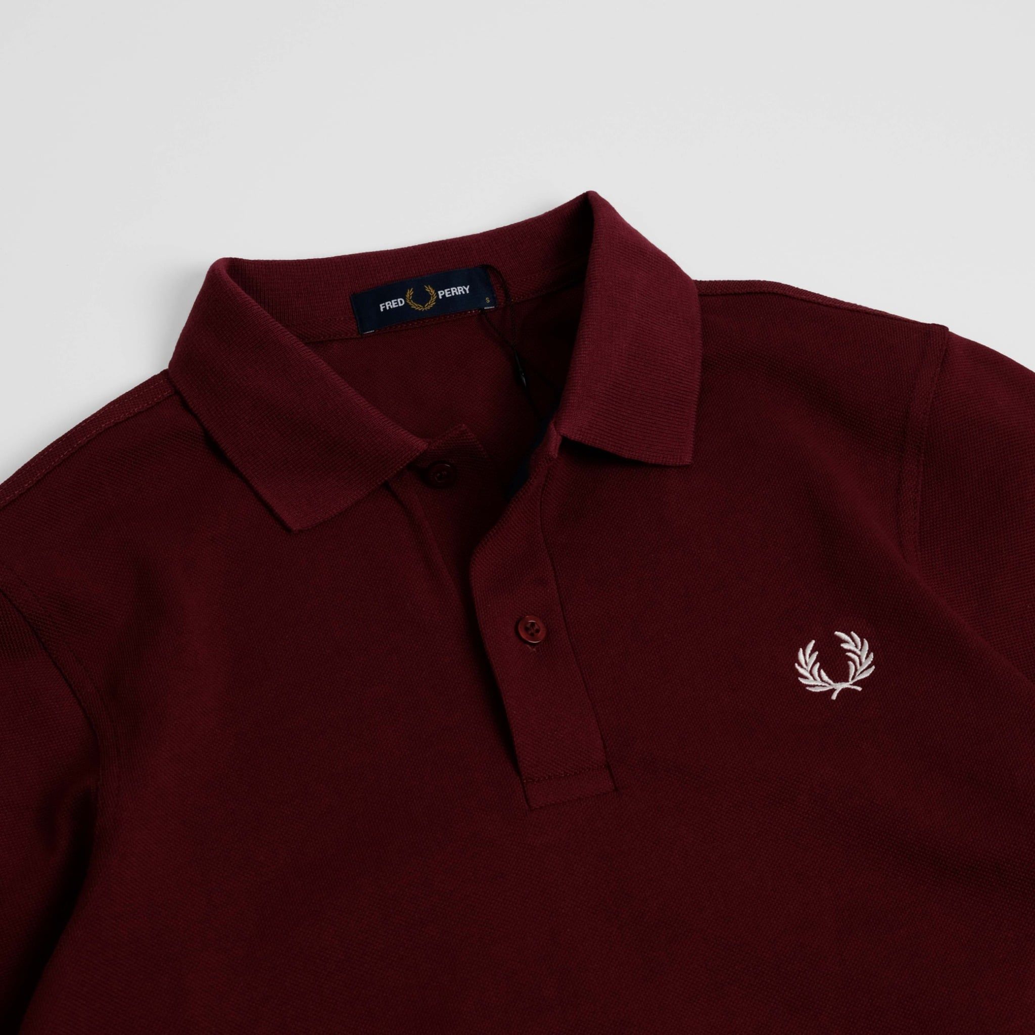 Polo Polo Fred Perry Đỏ Mận Hàng Chính Hãng 