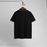  Áo Polo Fred Perry Màu Đen Viền Cam Hàng Chính Hãng 