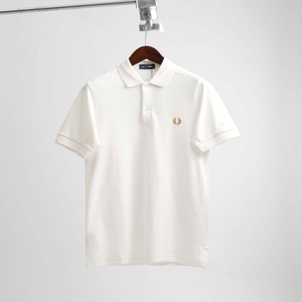  Polo Fred Perry Trắng Sữa Hàng Chính Hãng 