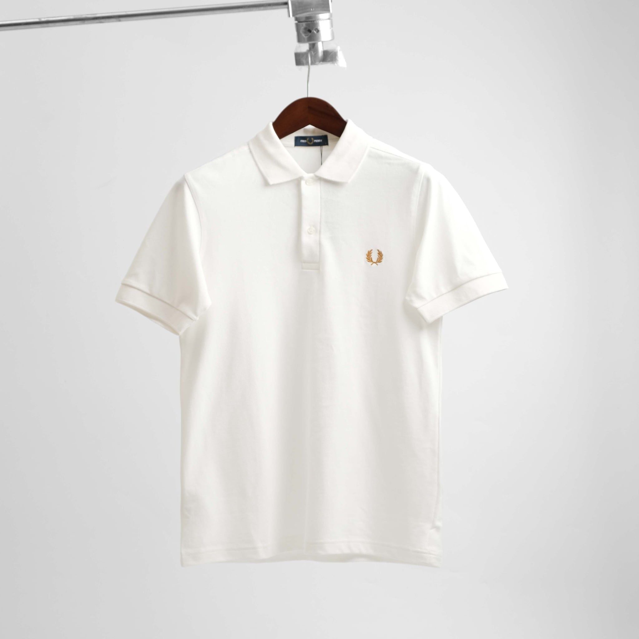  Polo Fred Perry Trắng Sữa Hàng Chính Hãng 
