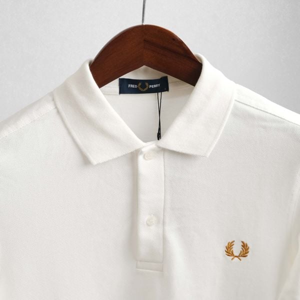  Polo Fred Perry Trắng Sữa Hàng Chính Hãng 