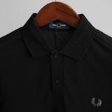  Polo Fred Perry Đen Trơn Hàng Chính Hãng 