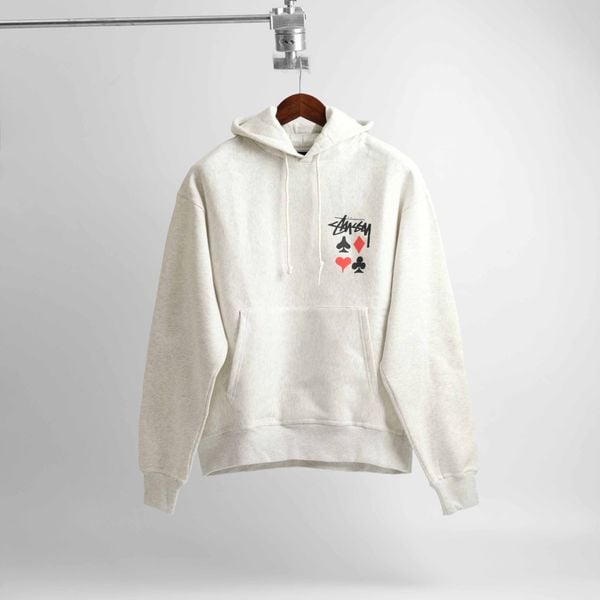  Hoodie Stussy Card Suits Graphic Hàng Chính Hãng 