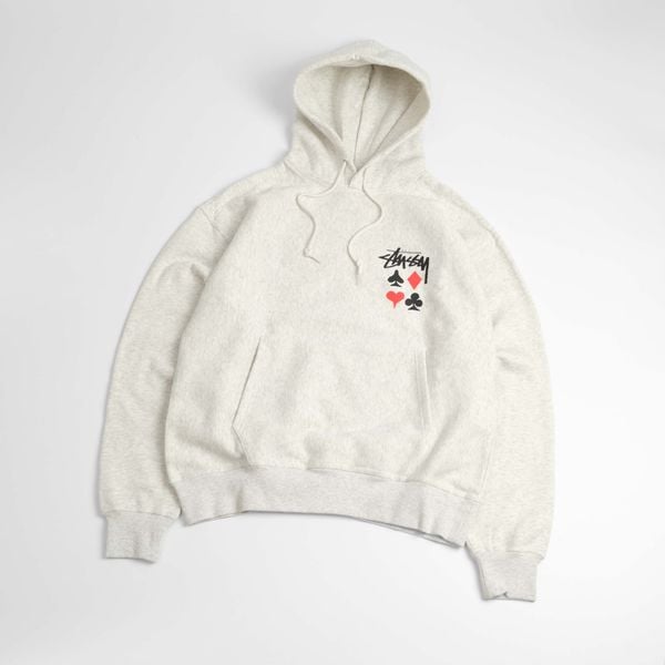  Hoodie Stussy Card Suits Graphic Hàng Chính Hãng 