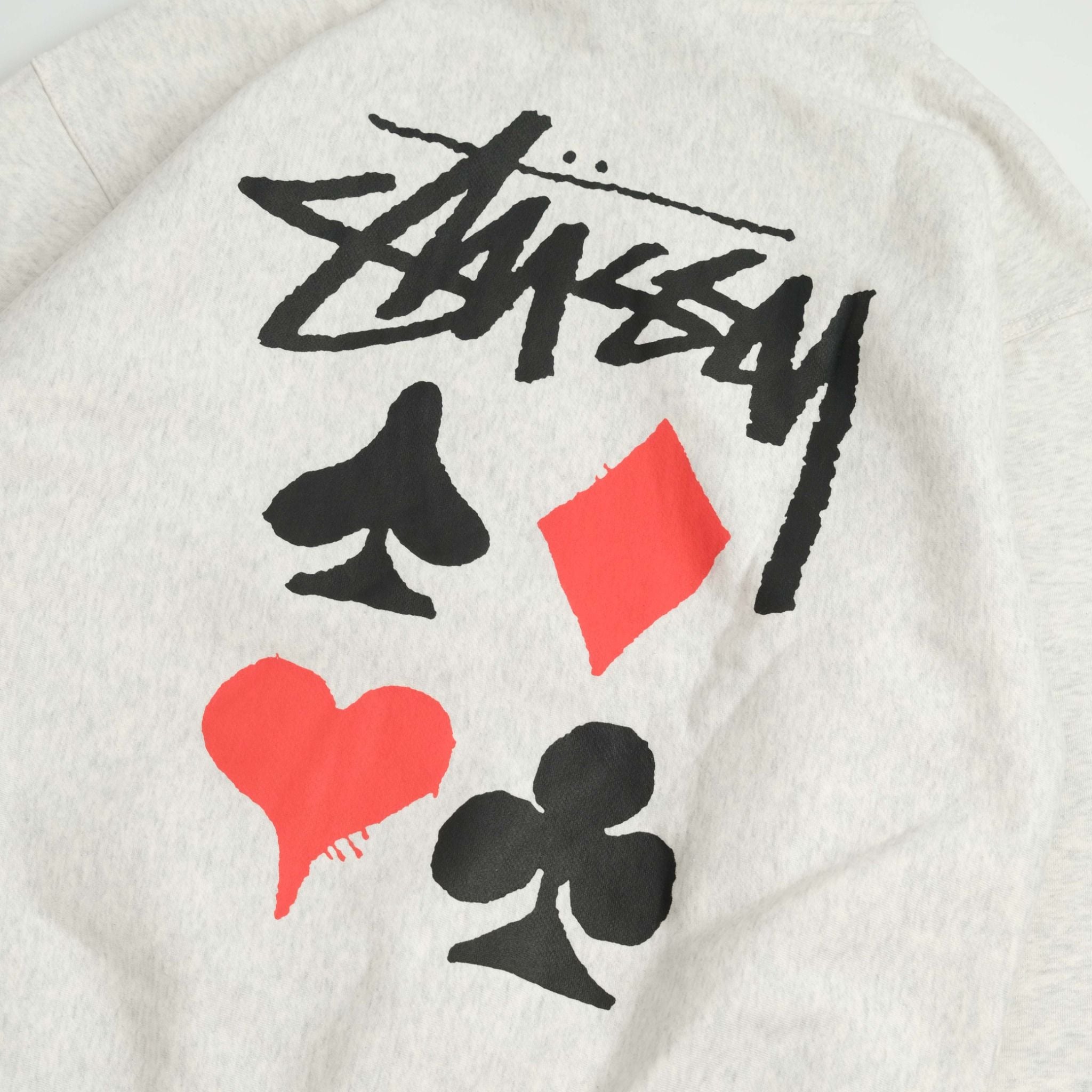  Hoodie Stussy Card Suits Graphic Hàng Chính Hãng 