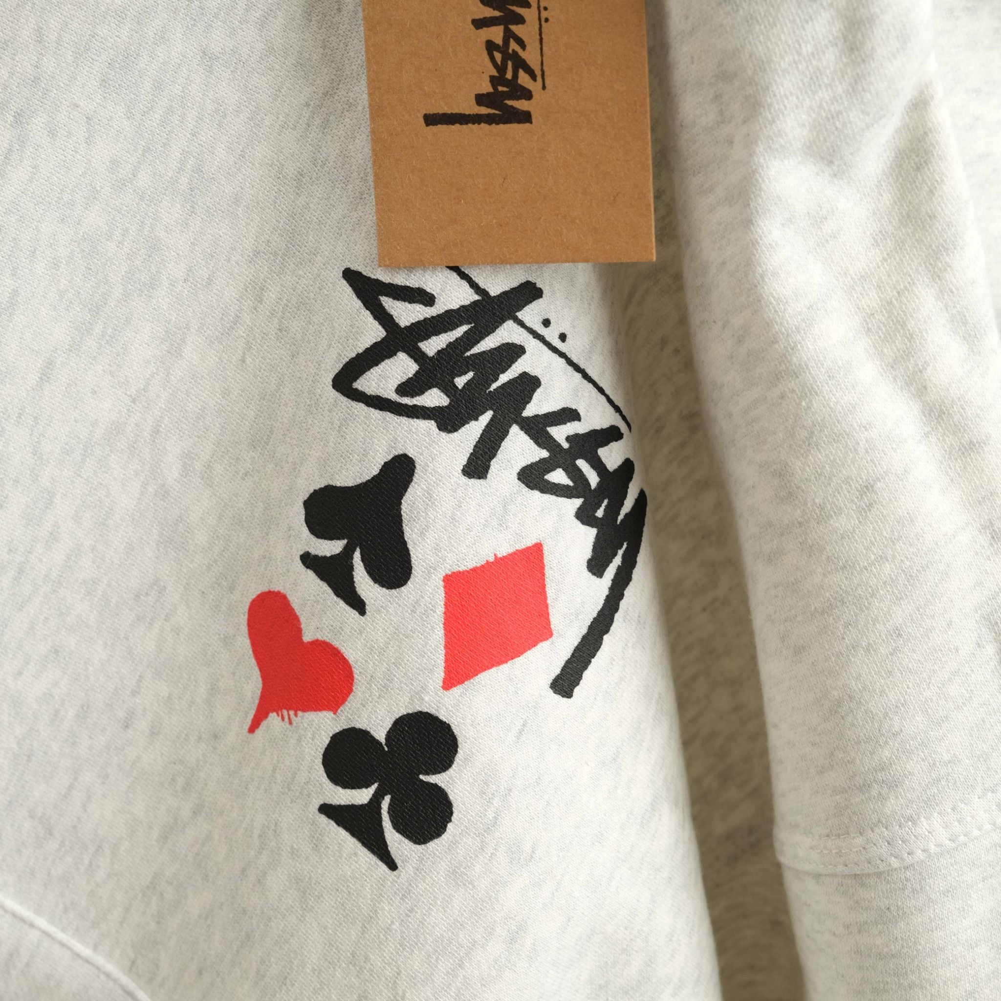  Hoodie Stussy Card Suits Graphic Hàng Chính Hãng 
