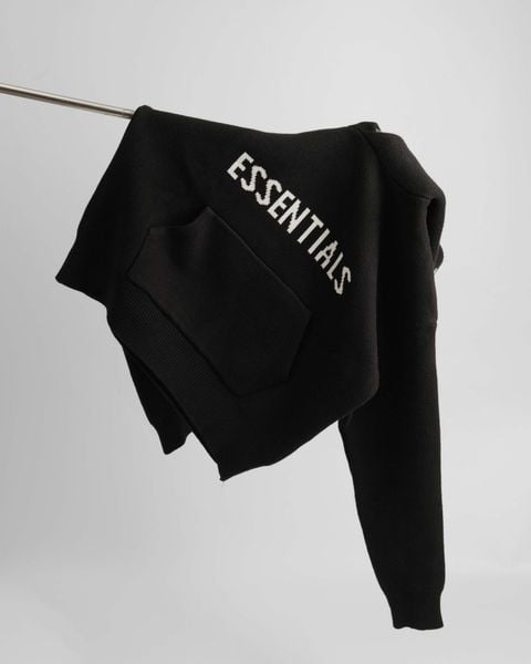  Hooodie Knit Fog Đen Hàng Chính Hãng 