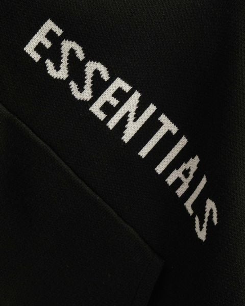  Hooodie Knit Fog Đen Hàng Chính Hãng 