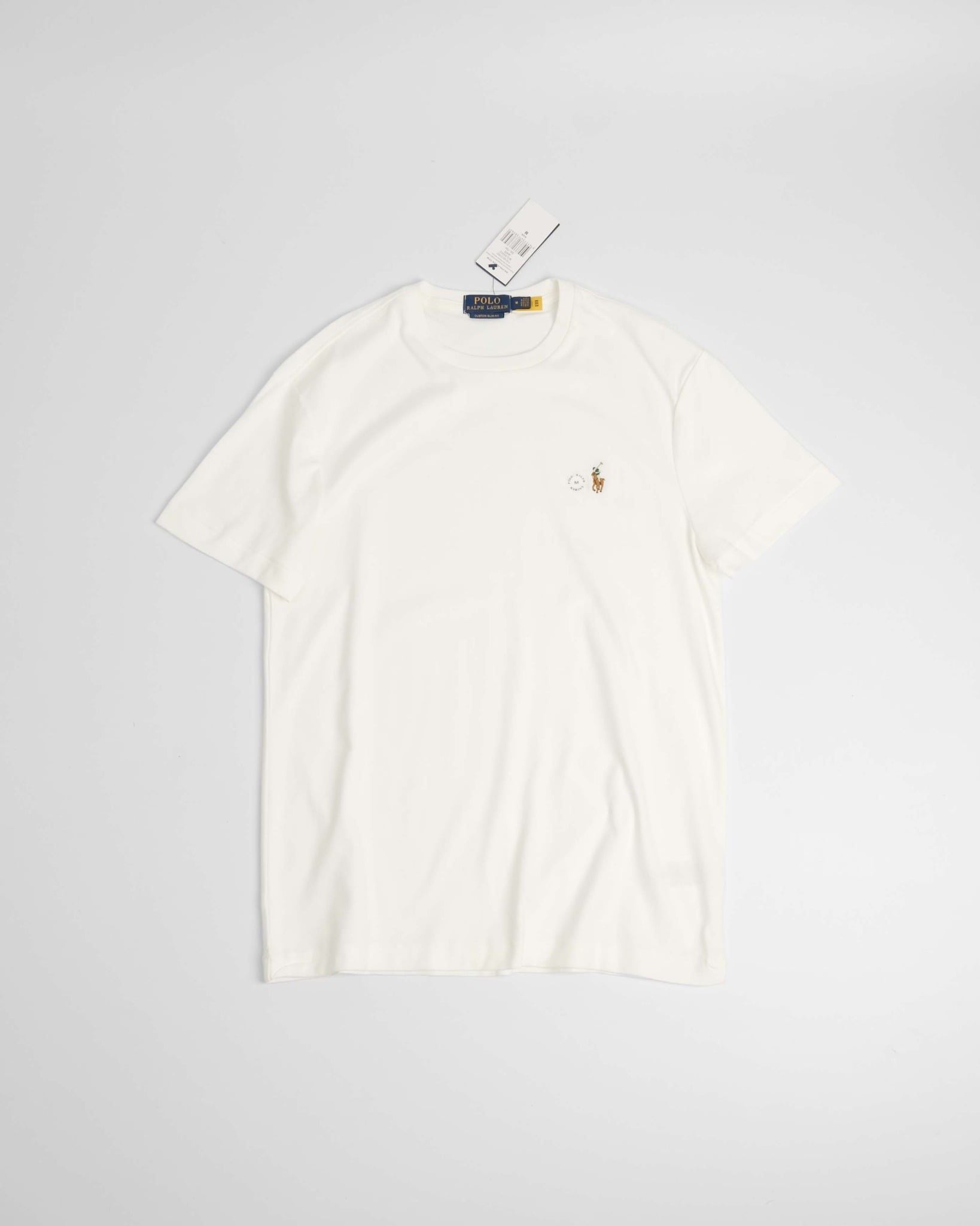  Áo Thun Ralph Laurent Form Custome Slim Fit Màu Trắng 