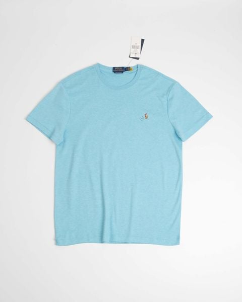  Áo Thun Ralph Laurent Form Custome Slim Fit Màu Xanh Ngọc 