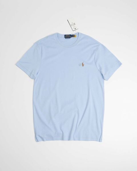  Áo Thun Ralph Laurent Form Custome Slim Fit Màu Xanh Bạc Hà 