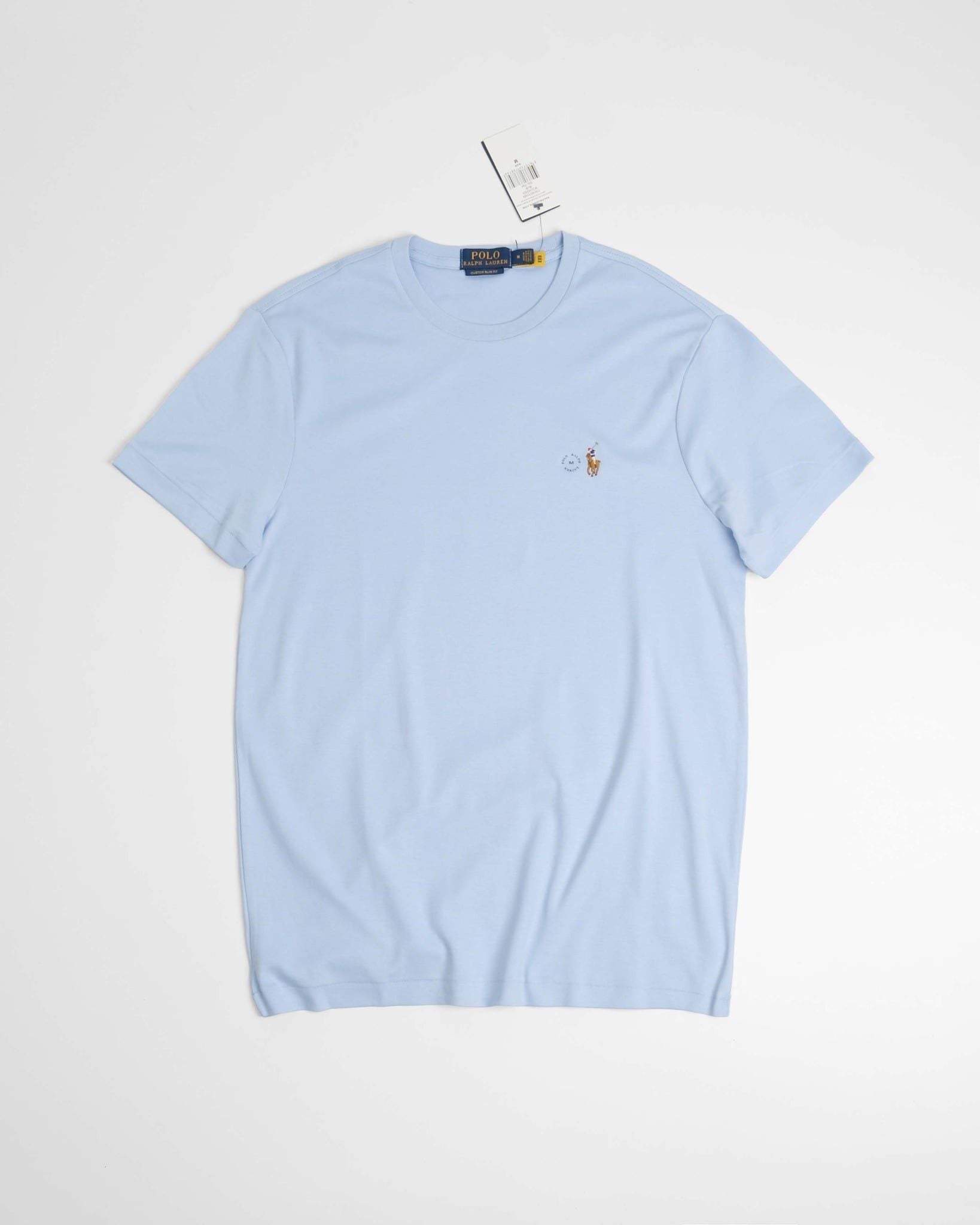  Áo Thun Ralph Laurent Form Custome Slim Fit Màu Xanh Bạc Hà 