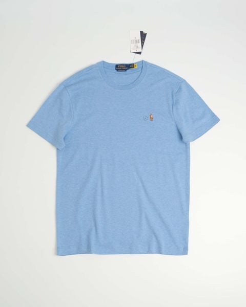  Áo Thun Ralph Laurent Form Custome Slim Fit Màu Xanh Da Trời 