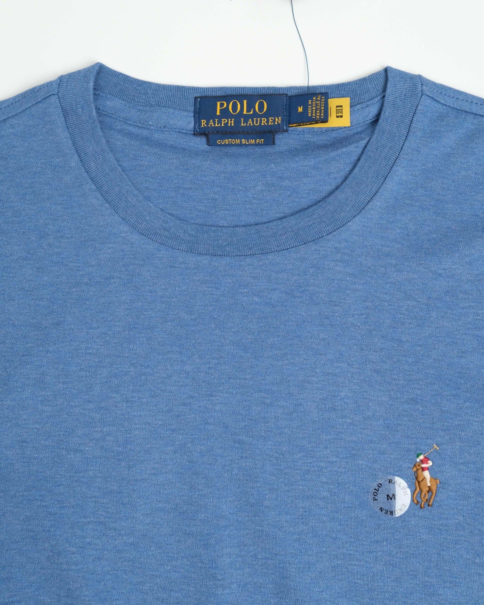  Áo Thun Ralph Laurent Form Custome Slim Fit Màu Xanh Đậm 