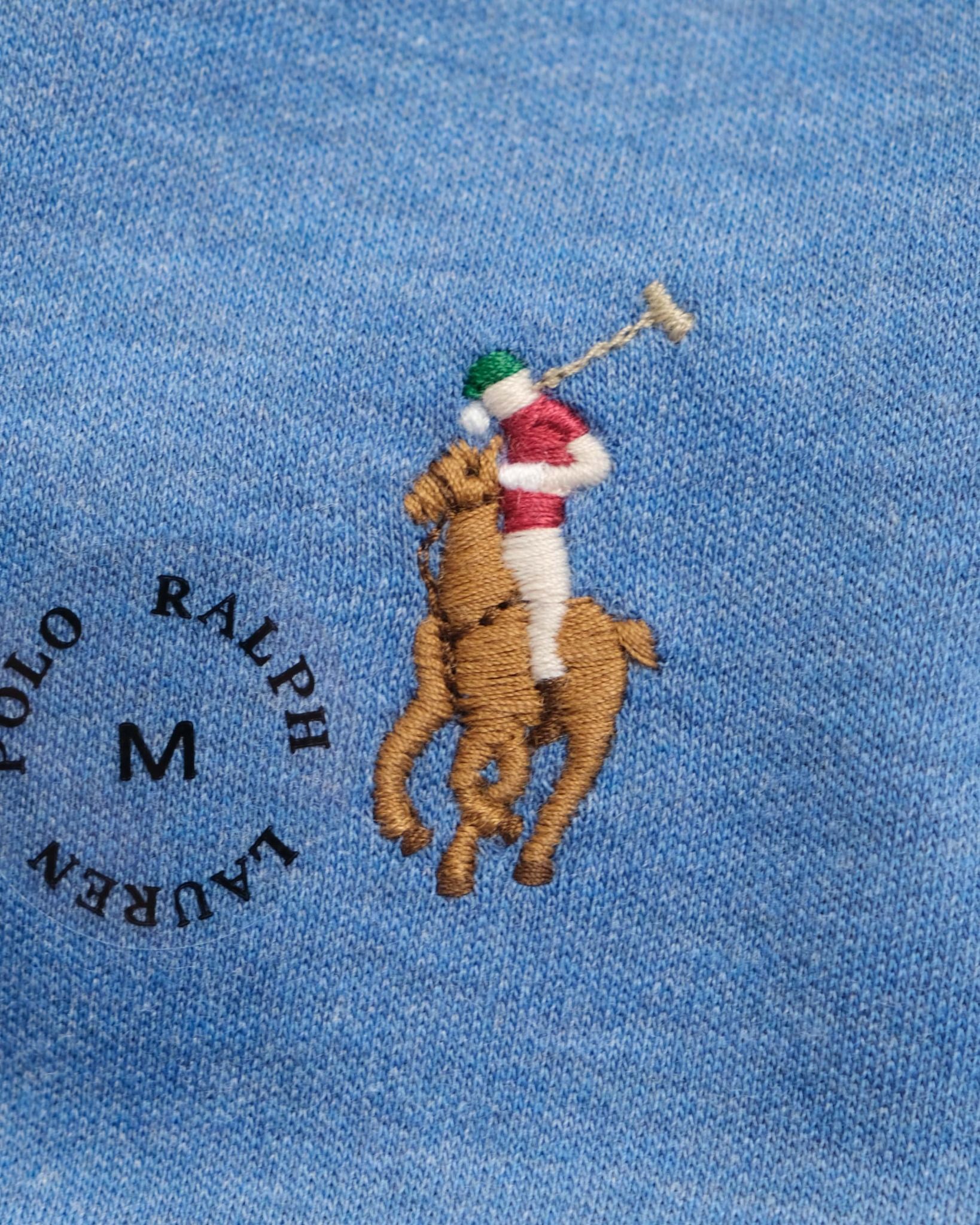  Áo Thun Ralph Laurent Form Custome Slim Fit Màu Xanh Đậm 