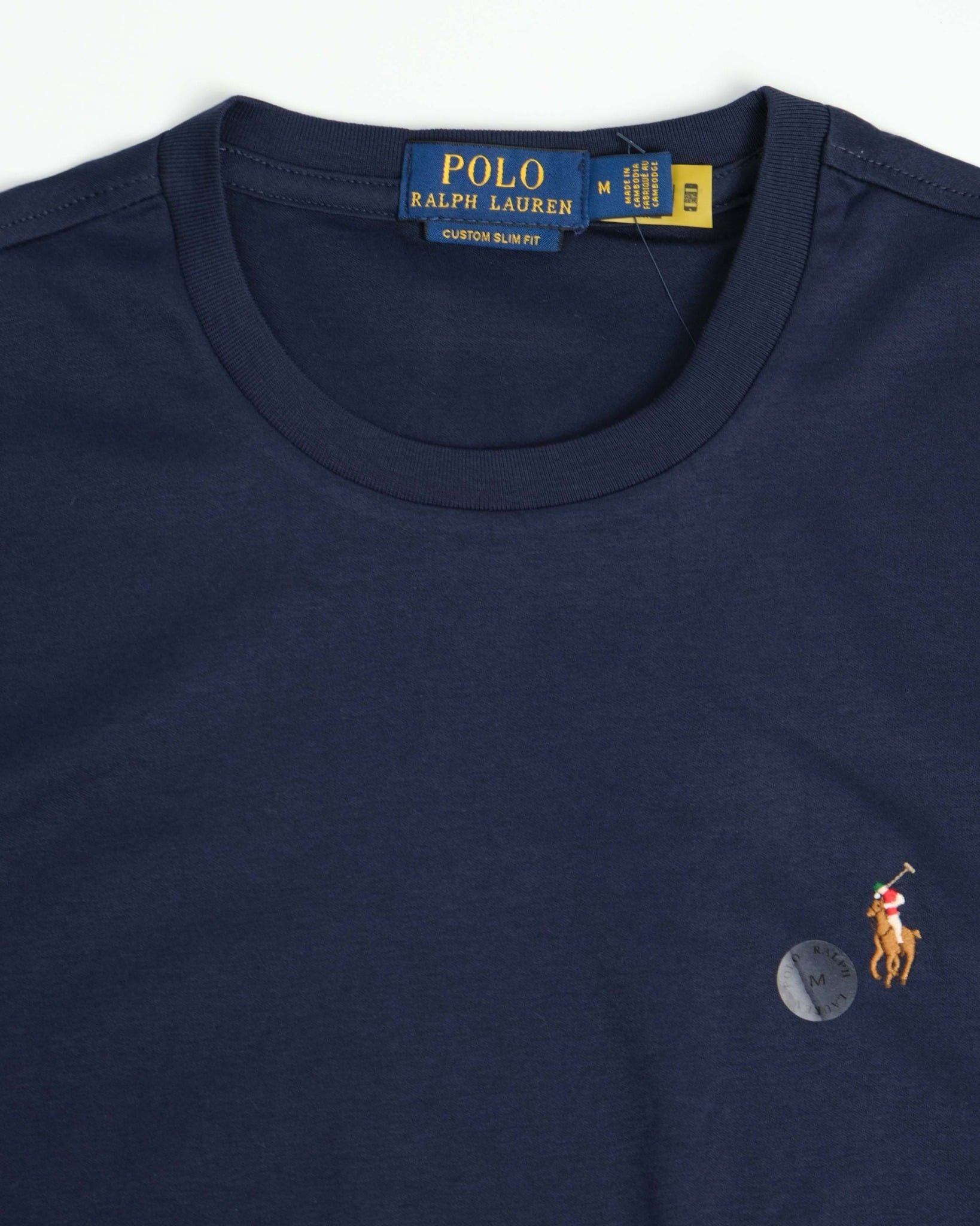  Áo Thun Ralph Laurent Form Custome Slim Fit Màu XANH NAVY 
