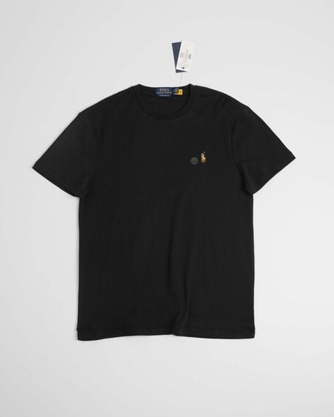  Áo Thun Ralph Laurent Form Custome Slim Fit Màu Đen 