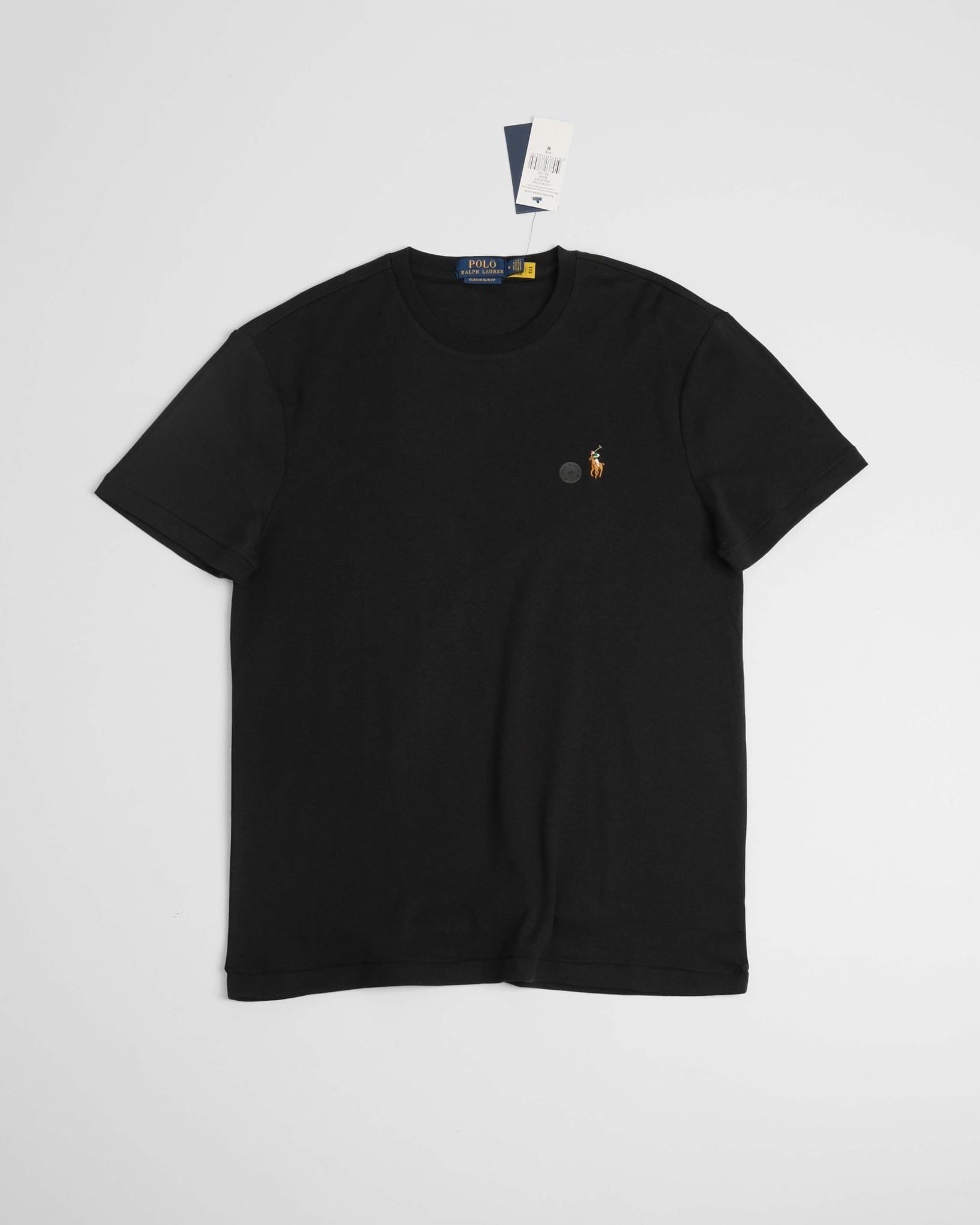  Áo Thun Ralph Laurent Form Custome Slim Fit Màu Đen 