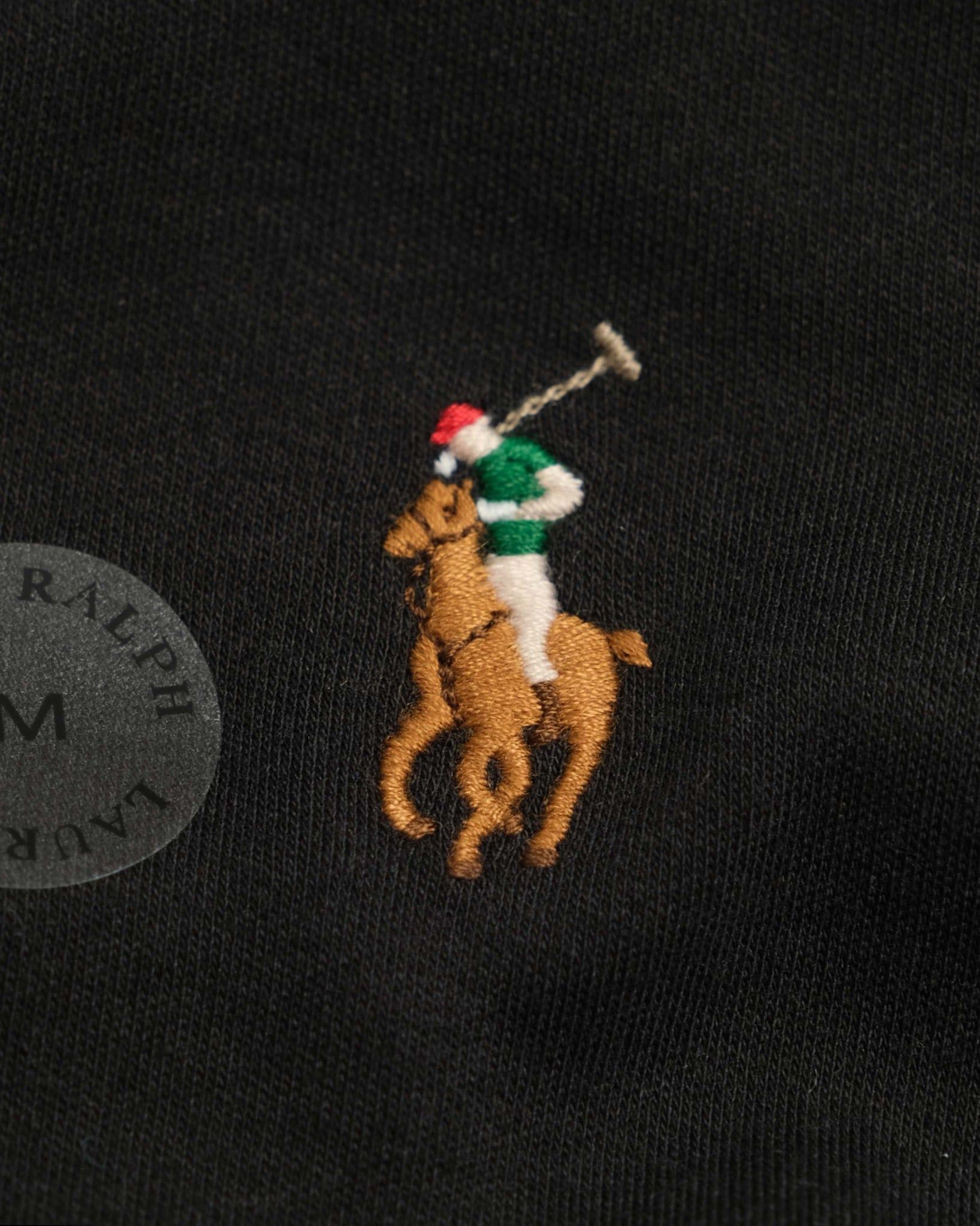  Áo Thun Ralph Laurent Form Custome Slim Fit Màu Đen 