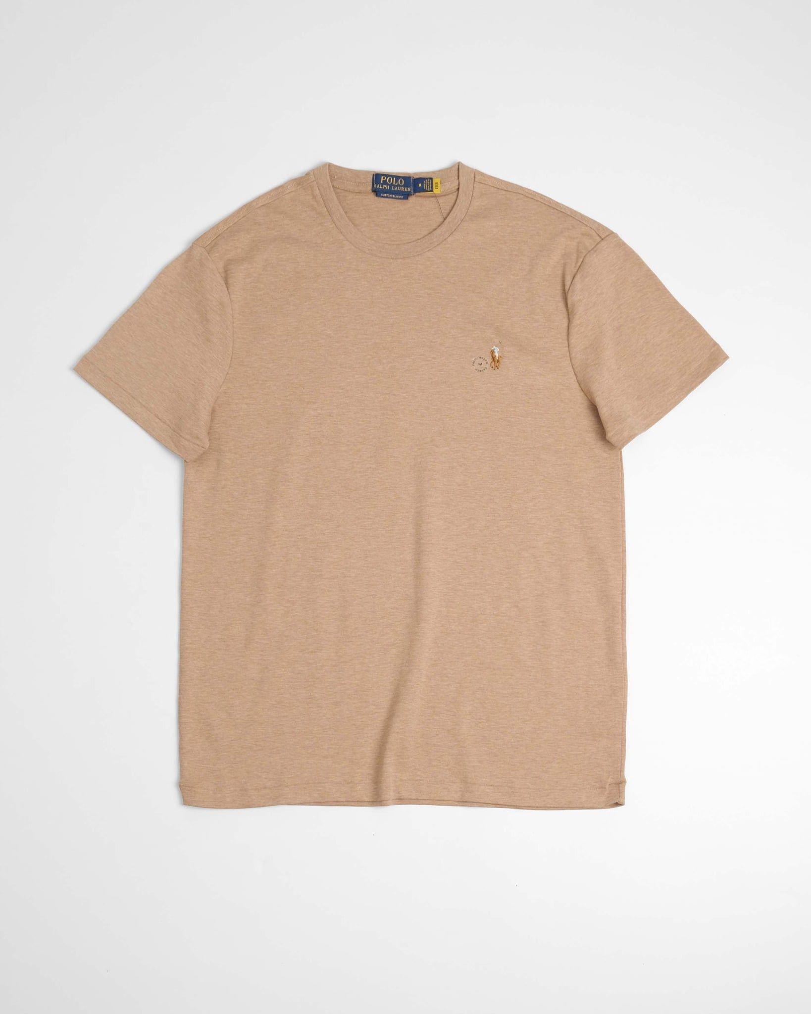  Áo Thun Ralph Laurent Form Custome Slim Fit Màu Nâu 