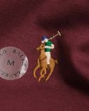  Áo Thun Ralph Laurent Form Custome Slim Fit Màu Đỏ Mận 