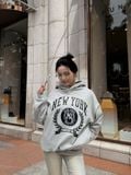  Hoodie New Era New York Xám Hàng Chính Hãng 14362964 
