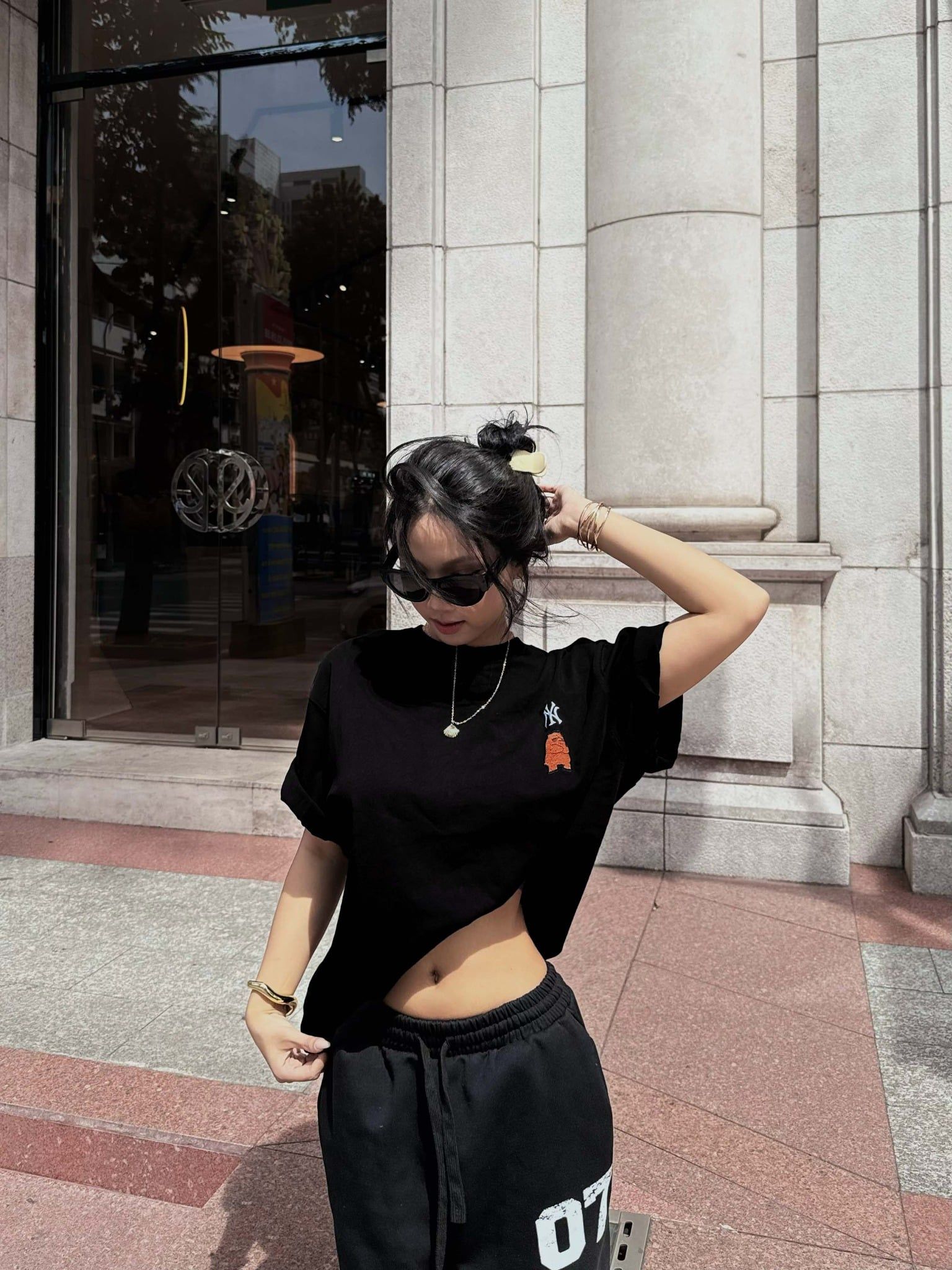  Áo Thun New Era Ny Gấu Đen Thêu 14032984 Hàng Chính Hãng 