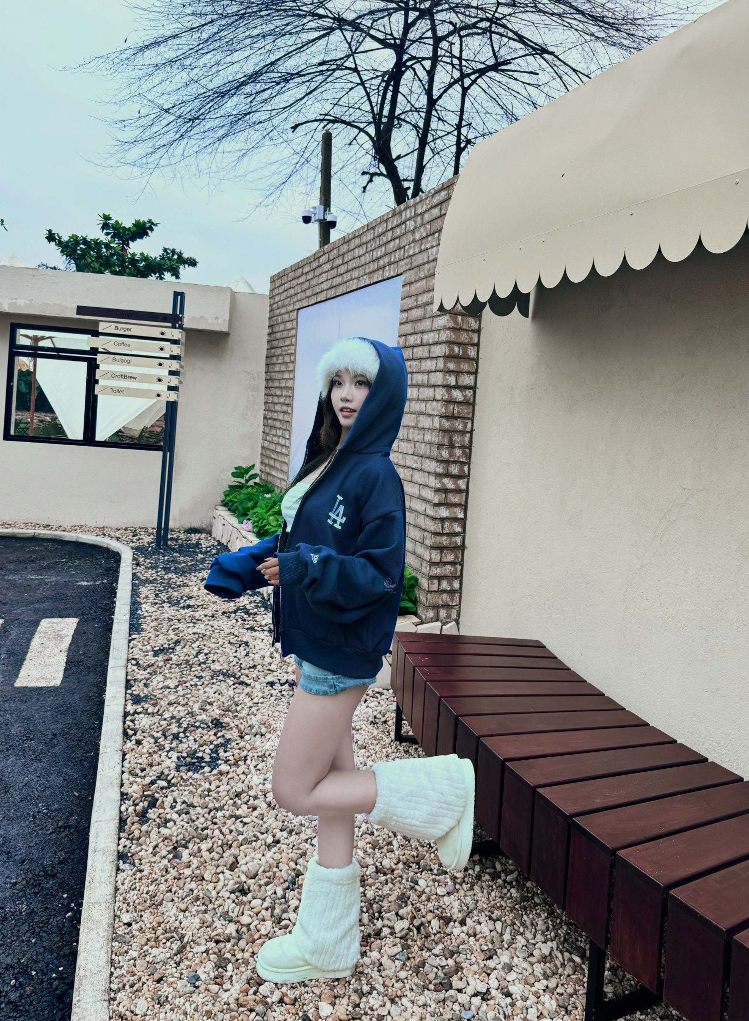  Hoodie Zip New Era LA Navy Hàng Chính Hãng 14895302 