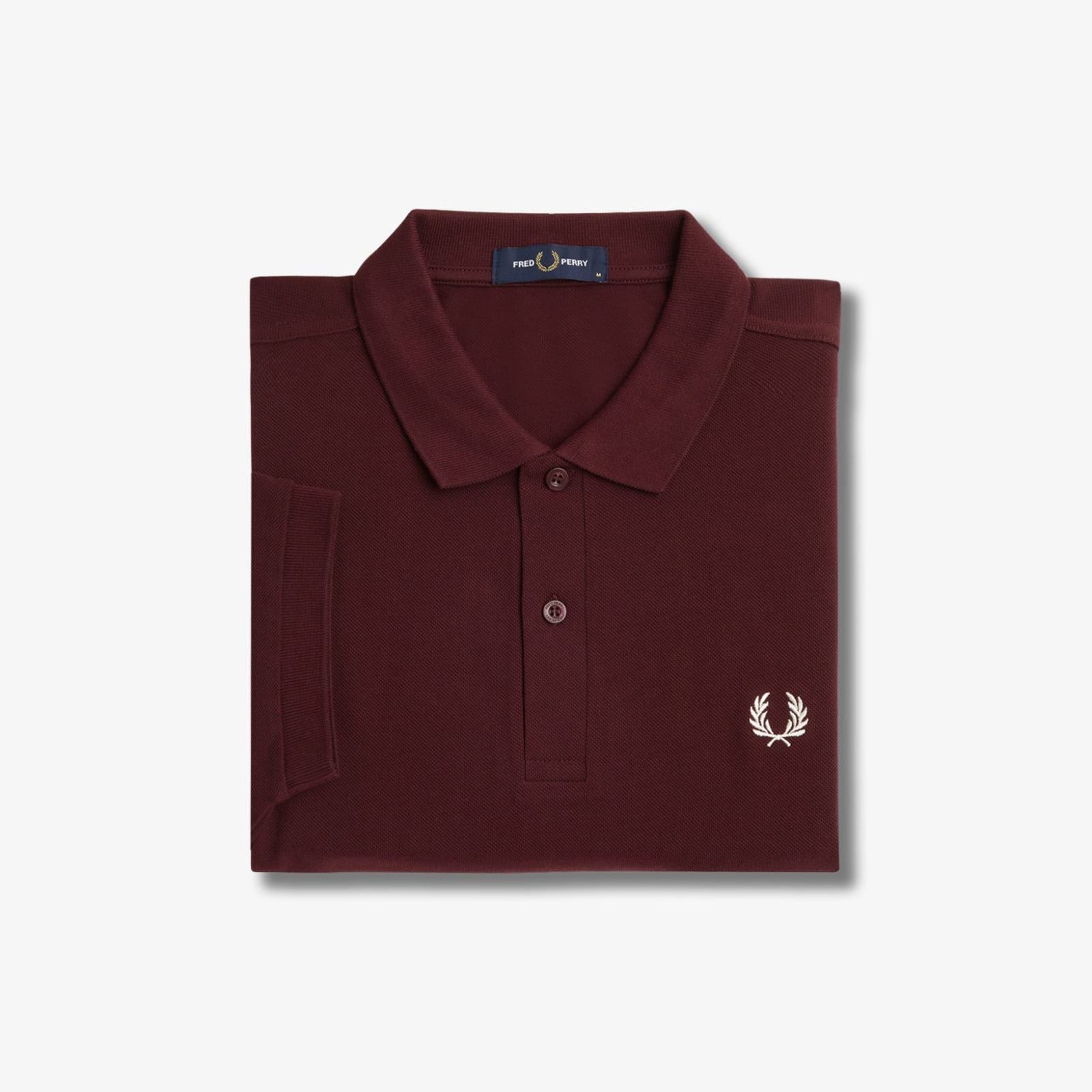  Polo Polo Fred Perry Đỏ Mận Hàng Chính Hãng 