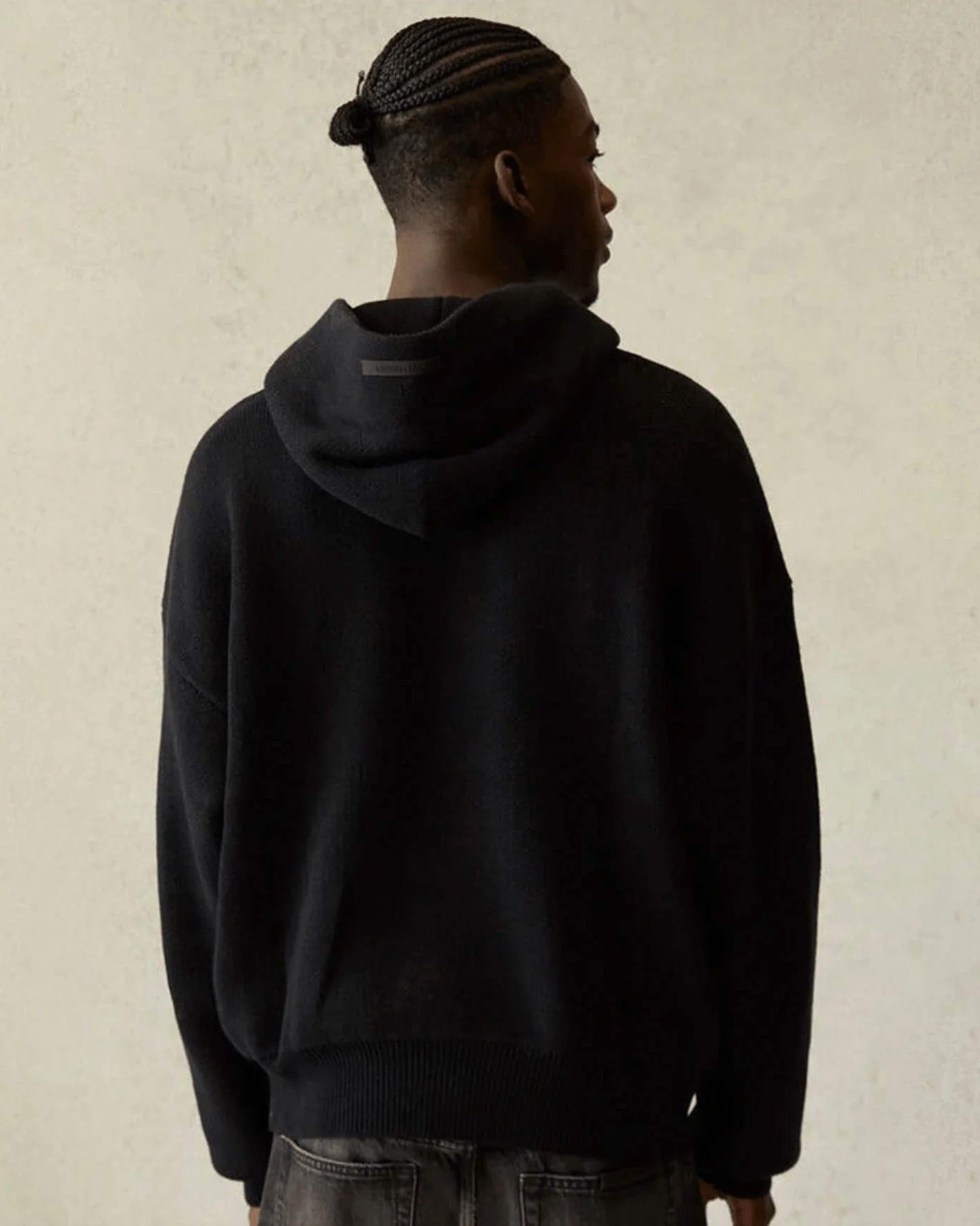  Hooodie Knit Fog Đen Hàng Chính Hãng 