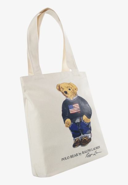  Túi Canvas Polo Bear Tote Bag Nam Nữ Hàng Chính Hãng | Fox Sneaker 