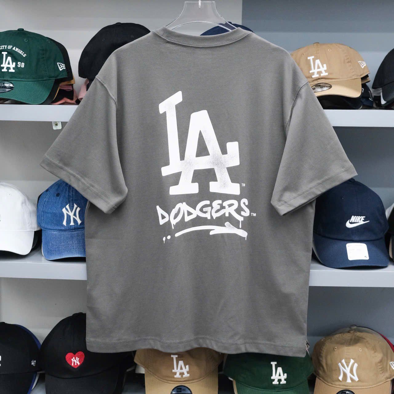  Áo Thun New Era La Xám Logo Sơn 17123697 Hàng Chính Hãng 