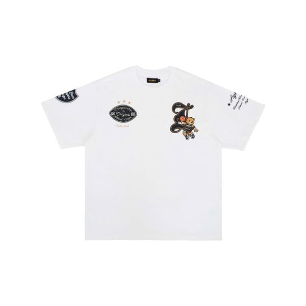  Áo Thun Agony Story LEGEND Basketball Bear Season 2025 Màu Trắng Hàng Chính Hãng 