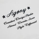  Áo Thun Agony Story LEGEND Basketball Bear Season 2025 Màu Trắng Hàng Chính Hãng 