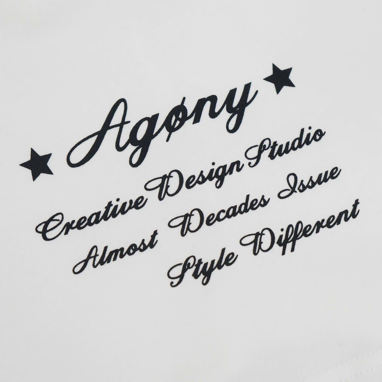  Áo Thun Agony Story LEGEND Basketball Bear Season 2025 Màu Trắng Hàng Chính Hãng 