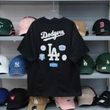  Áo Thun New Era La Đen Thêu Xù Hàng Chính Hãng 13036472 