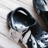  Dép Sục Crocs Classic Clog Unisex Màu Đen Loang Hàng Chính Hãng 