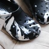  Dép Sục Crocs Classic Clog Unisex Màu Đen Loang Hàng Chính Hãng 