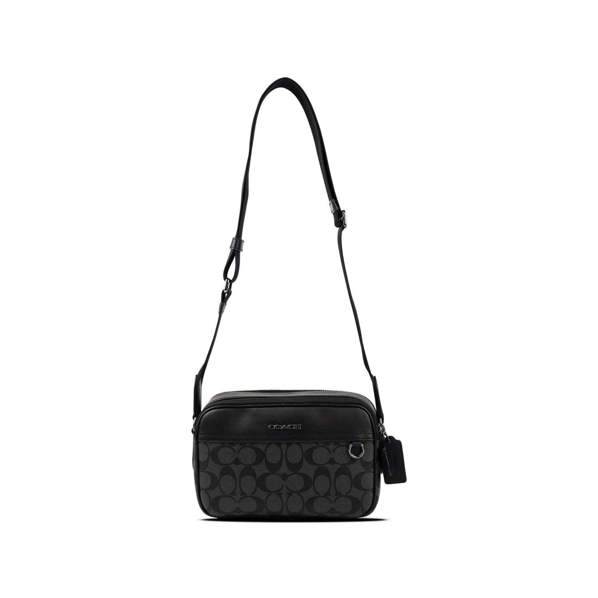  Túi Coach Graham Crossbody In Signature Canvas Màu Đen 