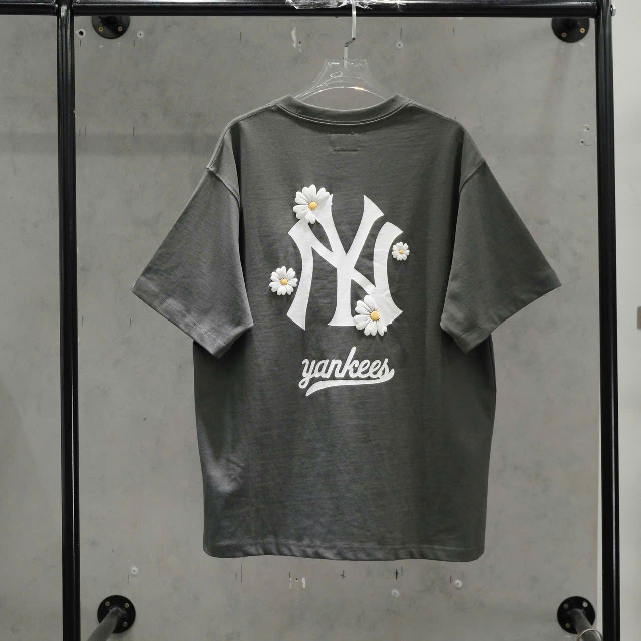  Áo Thun New Era Flower Xám Logo In Phồng 100% Cotton CODE: 13765216 