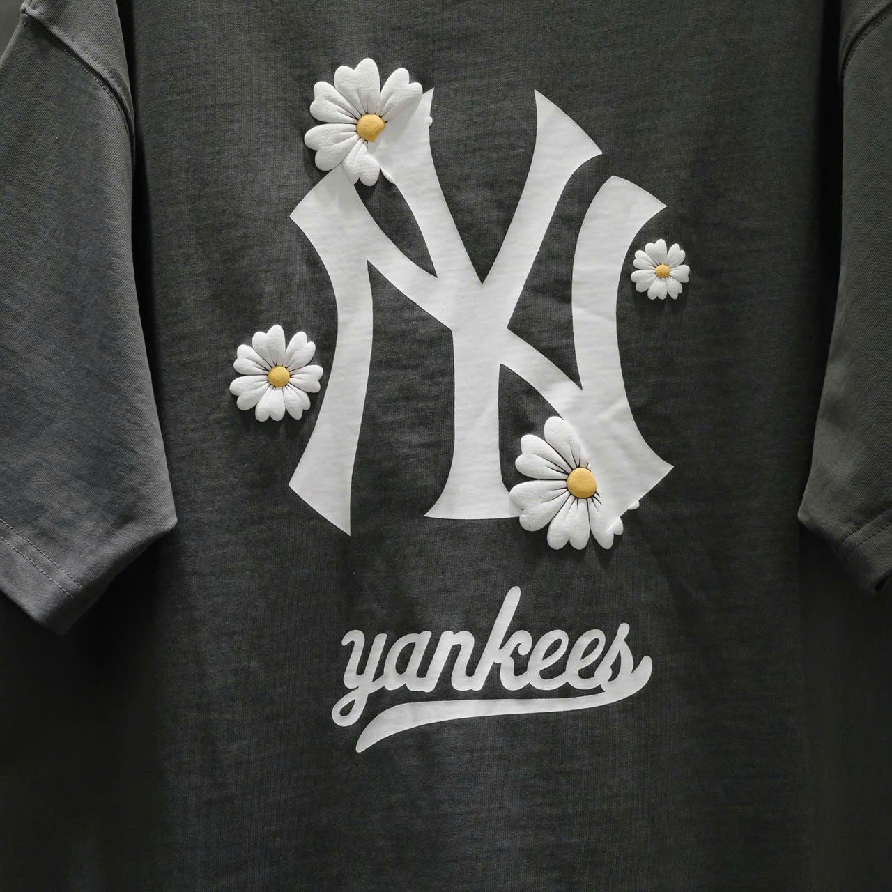  Áo Thun New Era Flower Xám Logo In Phồng 100% Cotton CODE: 13765216 