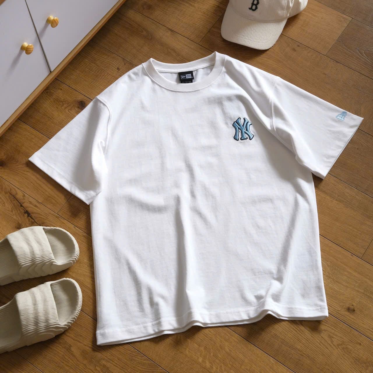  Áo Thun New Era Mono Big Lux Trắng Hàng Chính Hãng 