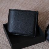  Ví Coach Đen Trơn Hàng Chính Hãng 