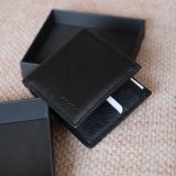  Ví Coach Đen Trơn Hàng Chính Hãng 