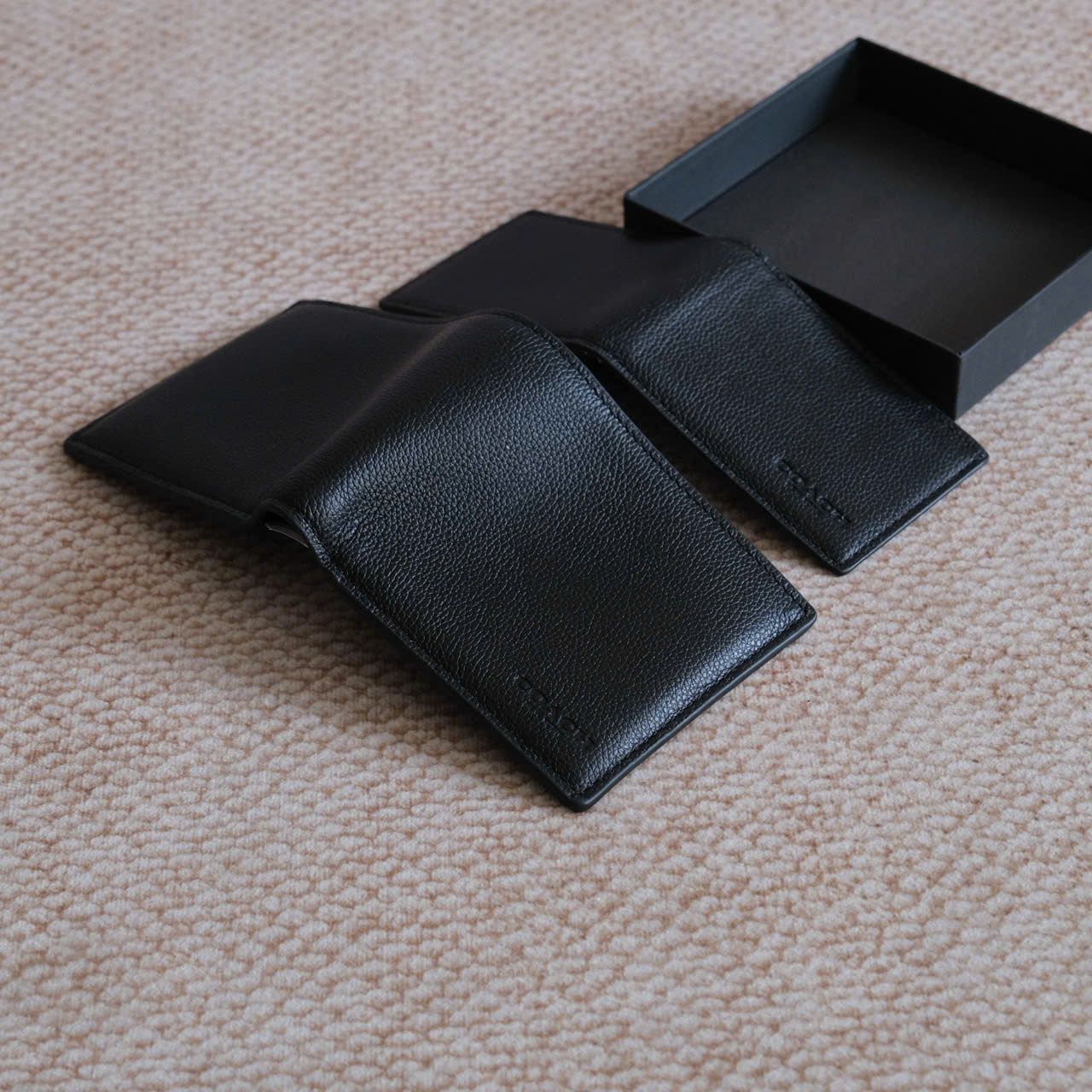  Ví Coach Đen Trơn Hàng Chính Hãng 