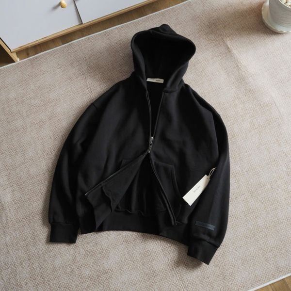  Áo Hoodie Zip Fear Of God Màu Xám Hàng Chính Hãng SP1812234 
